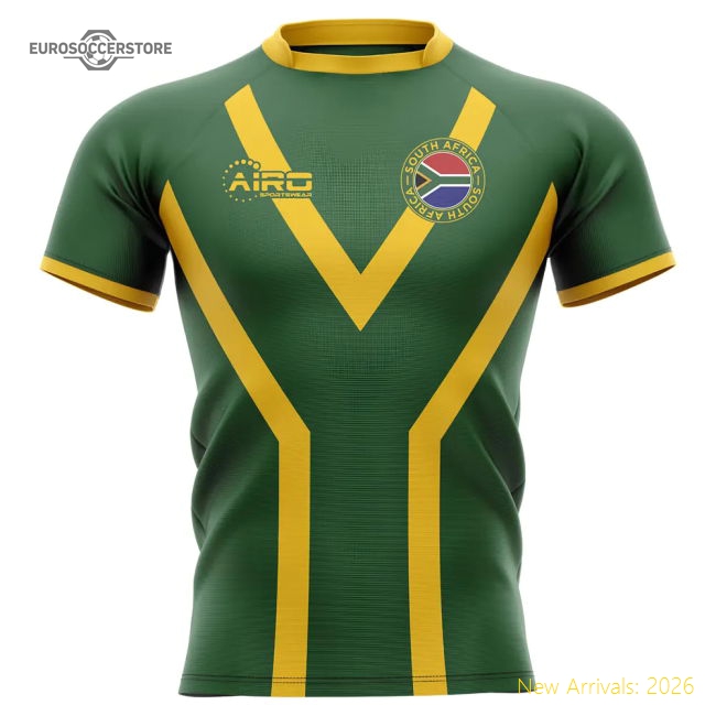 2025-2026 South Africa Springboks Flag Concept Rugby Shirt (Your Name)-Football Shirts Shop