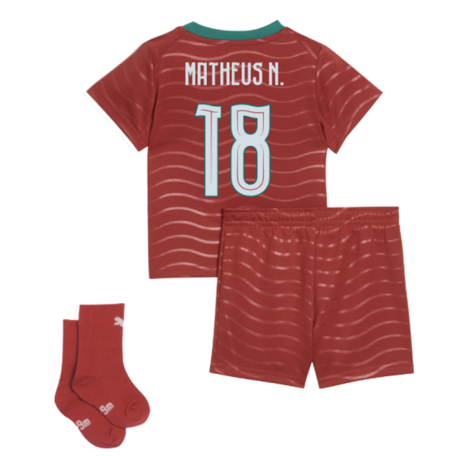 2026-2027 Portugal Home Baby Kit (Matheus N. 18)-Vantage Point Soccer