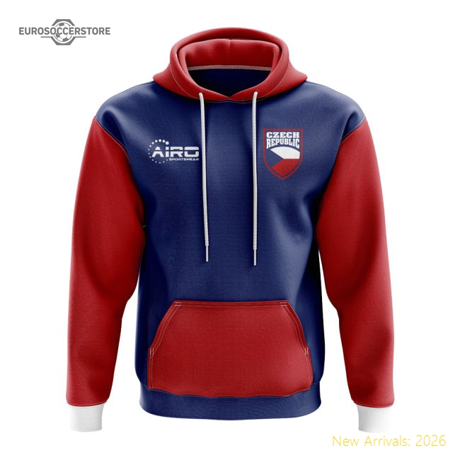 Czech Republic Concept Country Football Hoody (Navy)-Vantage Point Soccer