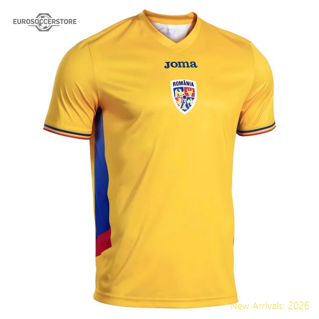 2025-2026 Romania Home Replica Shirt-Vantage Point Soccer