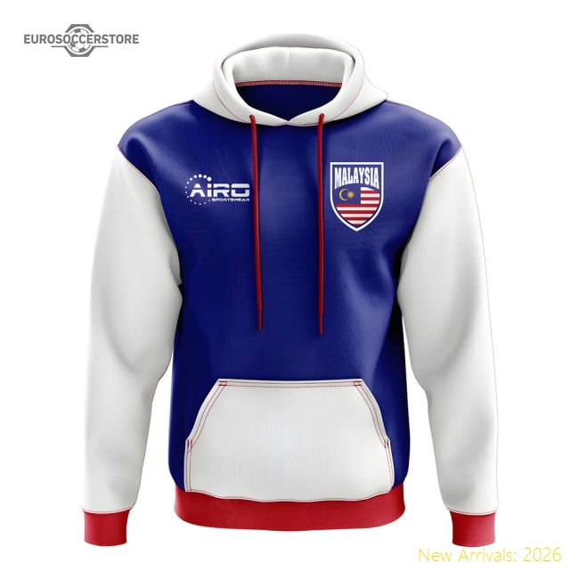 Malaysia Concept Country Football Hoody (Blue)-Vantage Point Soccer