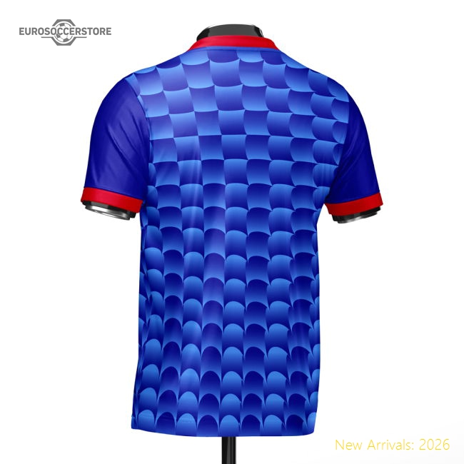 Croatia Heritage Football Jersey Blue (Wolvate) Adult Short Sleeve-Vantage Point Soccer