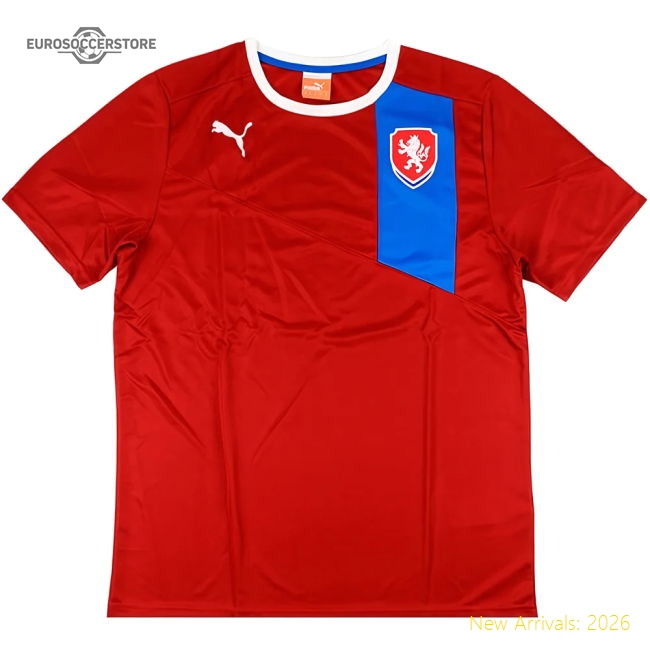 Czech Republic 2012-13 Home Shirt (L) (Mint)-Vantage Point Soccer