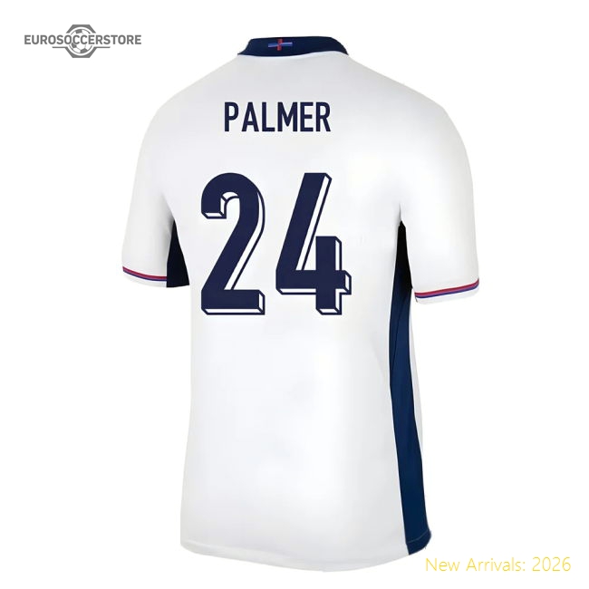 2024-2025 England Home Shirt (Palmer 24)-Football Shirts Shop