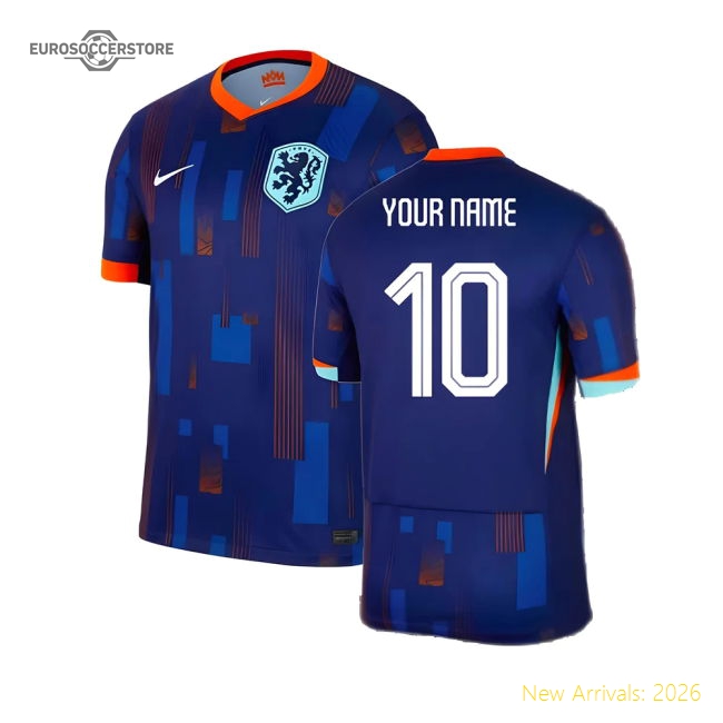 2024-2025 Netherlands Away Shirt (Your Name)-Football Jersey Hub