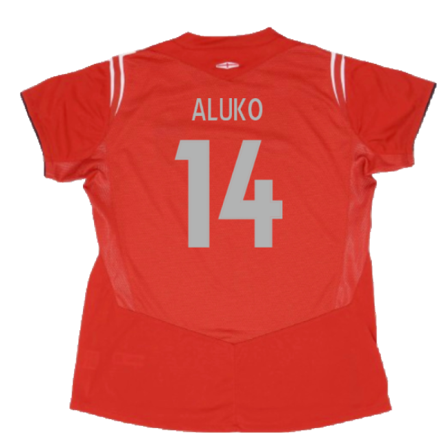 England 2004-05 Women\'s Away Shirt (W-14) (Excellent) (Aluko 14)-Vantage Point Soccer