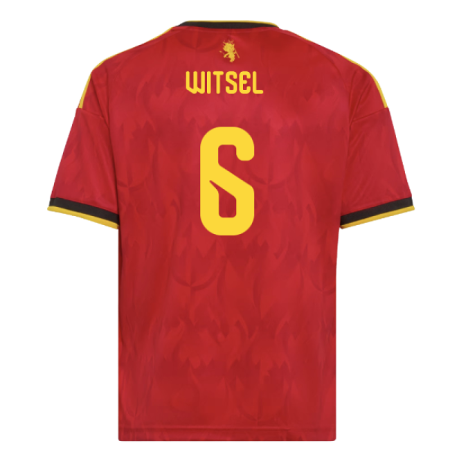 2026-2027 Belgium Home Shirt (Kids) (Witsel 6)-Vantage Point Soccer