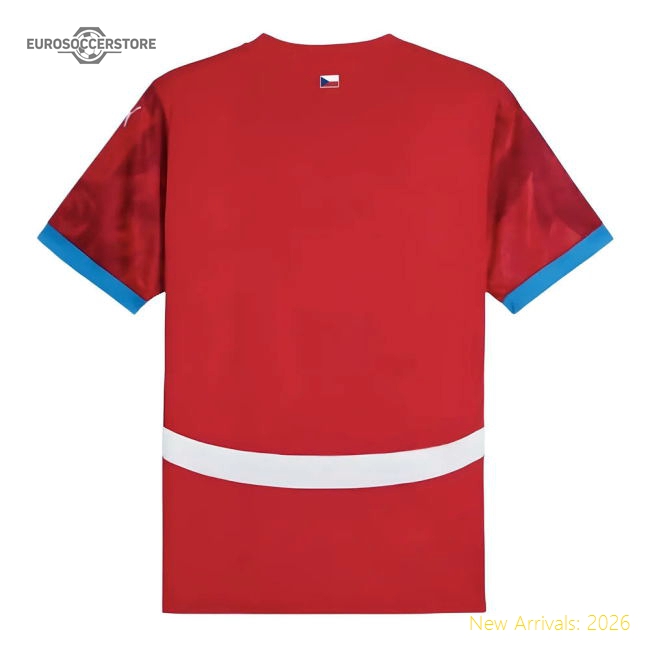 2024-2025 Czech Republic Home Shirt (Baros 9)-Vantage Point Soccer