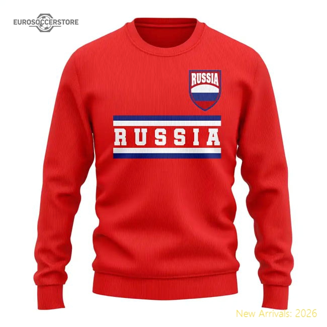 Russia Core Country Sweatshirt (Red)-Vantage Point Soccer