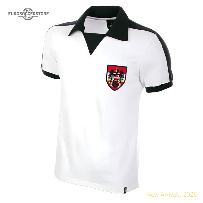 Austria 1978 World Cup Retro Football Shirt-Vantage Point Soccer