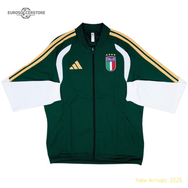 2026-2027 Italy Presentation Jacket (Green)-Vantage Point Soccer