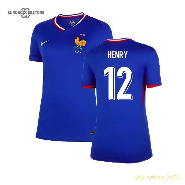 2024-2025 France Home Shirt (Womens) (Henry 12)-Vantage Point Soccer