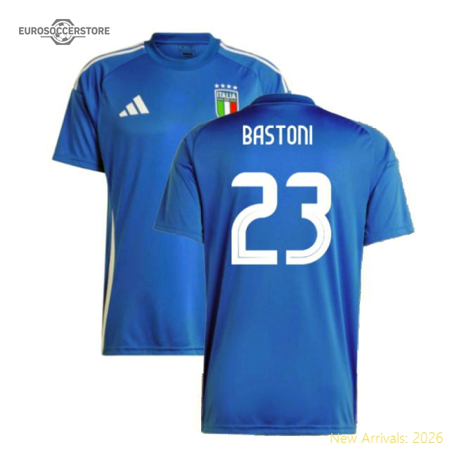 2024-2025 Italy Home Fan Jersey (BASTONI 23)-Vantage Point Soccer