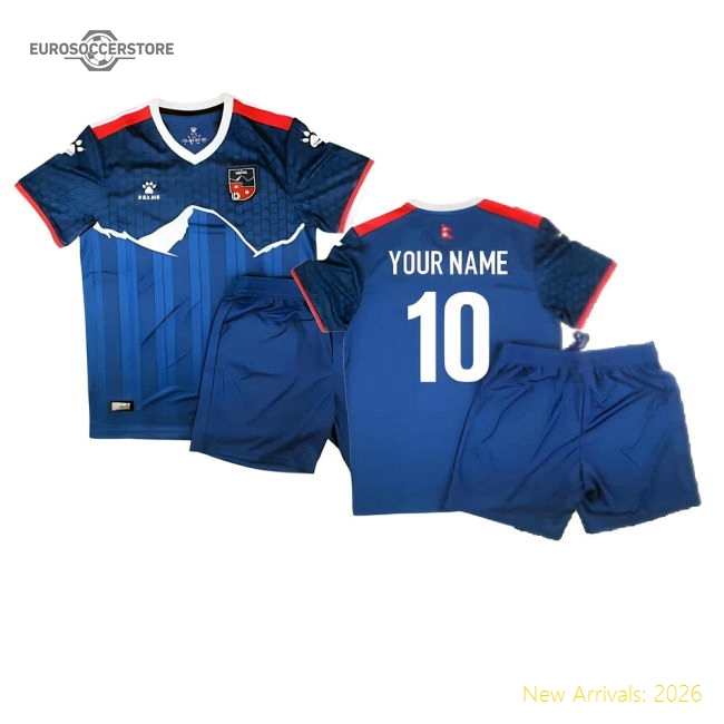 2024-2025 Nepal Away Kit (Shirts and Shorts) (Your Name)-Vantage Point Soccer