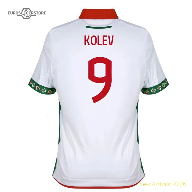 2025-2026 Bulgaria Home Shirt (Kolev 9)-Vantage Point Soccer