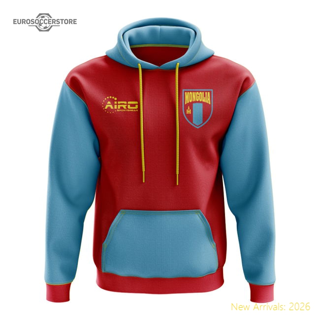 Mongolia Concept Country Football Hoody (Red)-Vantage Point Soccer