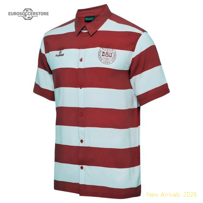 2024-2025 Denmark Fan Shirt (Red)-Vantage Point Soccer