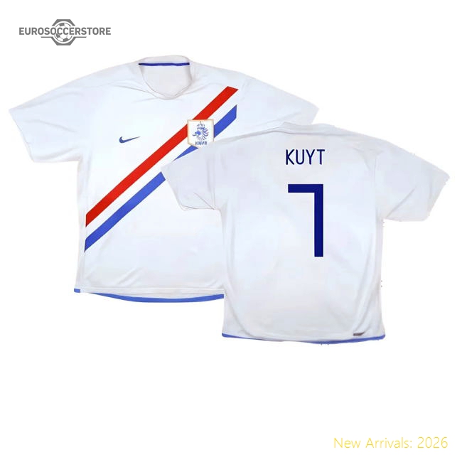Holland 2006-08 Away Shirt ((Very Good) S) (Kuyt 7)-Football Jersey Hub