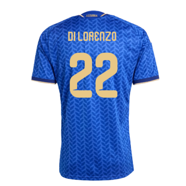 2026-2027 Italy Home Shirt (Di Lorenzo 22)-Vantage Point Soccer