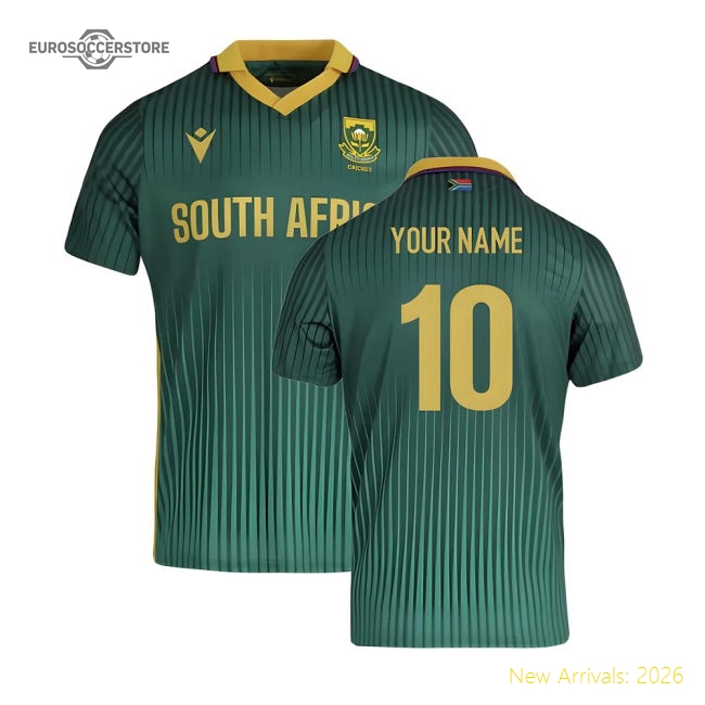 2025-2026 CSA Proteas Match Day ODI Cricket Shirt (Your Name)-Football Shirts Shop