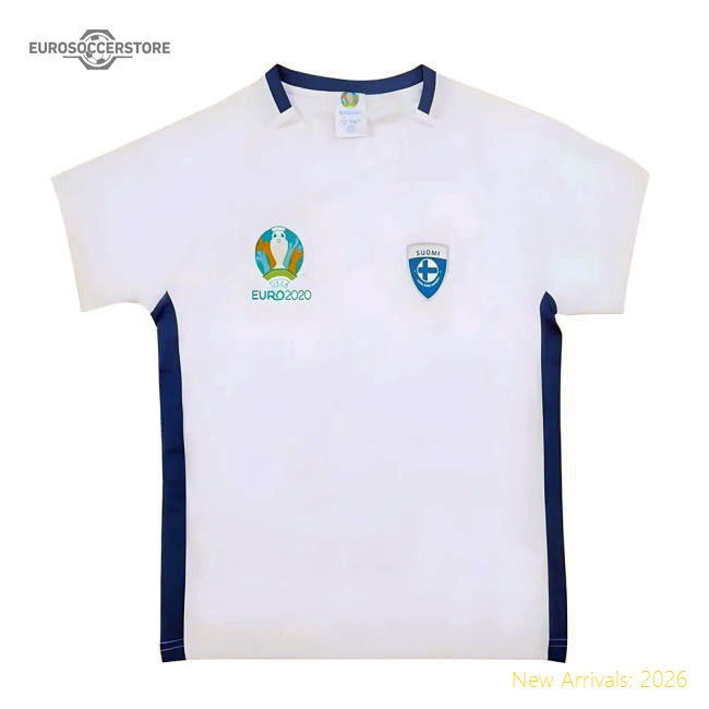 Finland 2021 Polyester T-Shirt (White) - Kids-Vantage Point Soccer