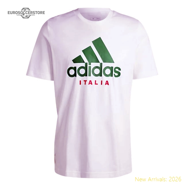 2024-2025 Italy DNA Graphic Tee (White) (DI LORENZO 2)-Vantage Point Soccer