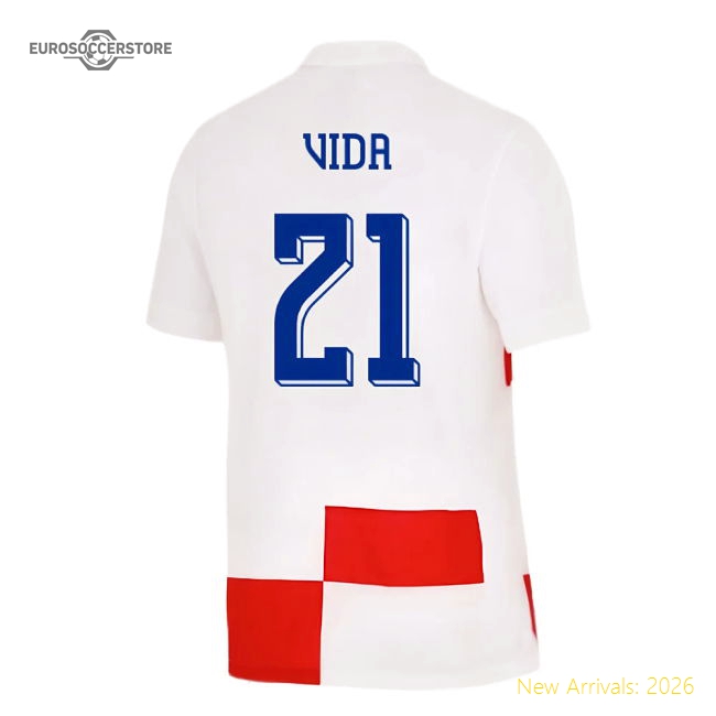 2024-2025 Croatia Home Shirt (Vida 21)-Vantage Point Soccer