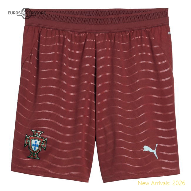2026-2027 Portugal Home Shorts (Red) - Kids-Vantage Point Soccer