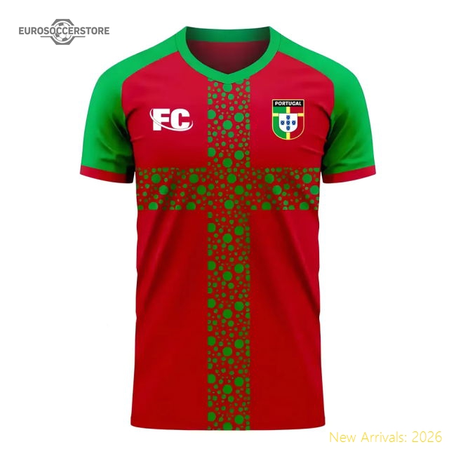 Portugal 2020-2021 Home Concept Football Kit (Fans Culture) - Baby-Vantage Point Soccer