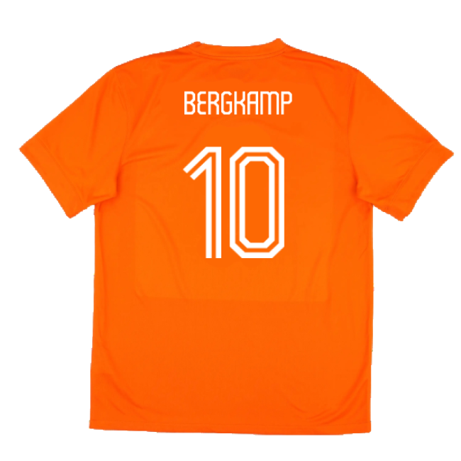 Holland 2014-15 Home Shirt (Good) (Bergkamp 10)-Football Jersey Hub