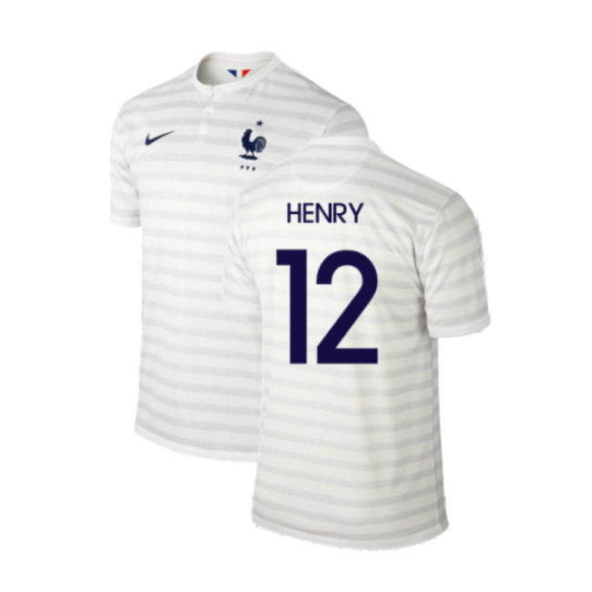 France 2014-15 Away Shirt ((Excellent) M) (Henry 12)-Vantage Point Soccer
