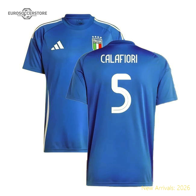 2024-2025 Italy Home Fan Jersey (CALAFIORI 5)-Vantage Point Soccer