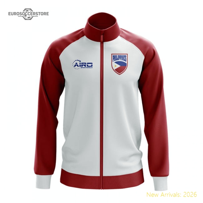 Philippines Concept Football Track Jacket (White)-Vantage Point Soccer