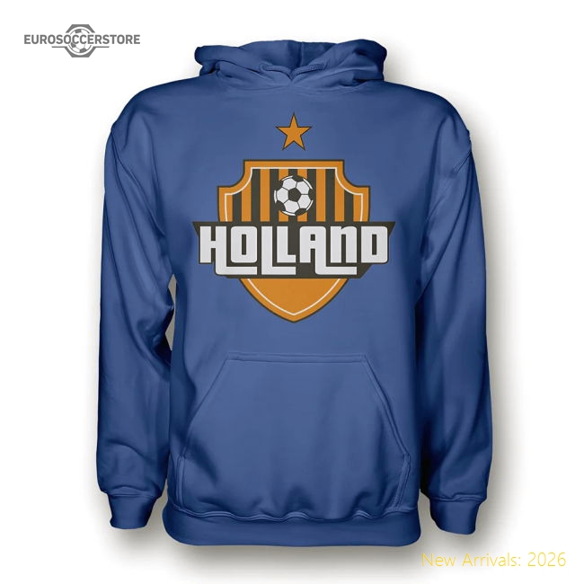 Holland Country Logo Hoody (blue)-Football Jersey Hub