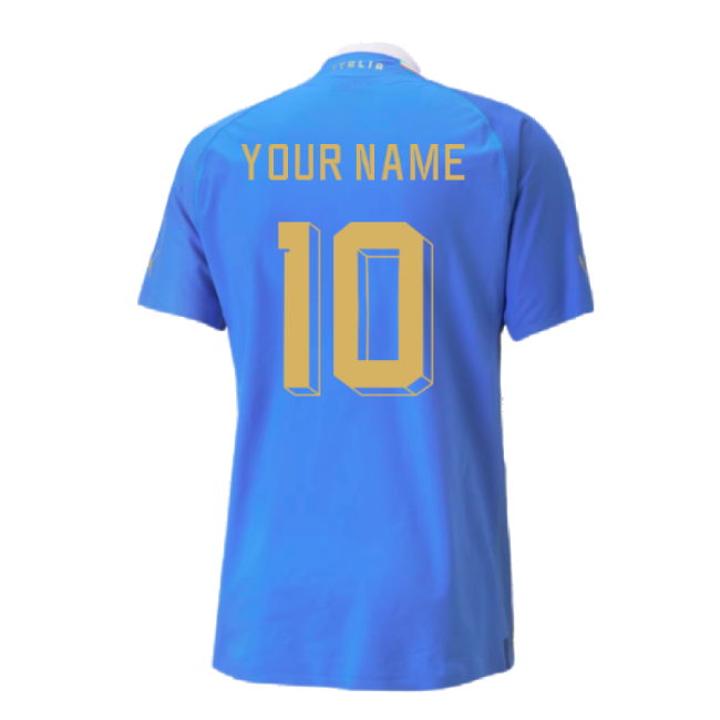 2022-2023 Italy Home Jersey Authentic with Packaging (Your Name)-Vantage Point Soccer