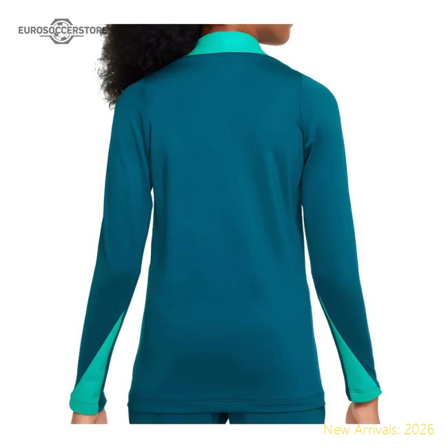 2024-2025 Portugal Dri-FIT Strike Drill Top (Teal) - Kids-Vantage Point Soccer