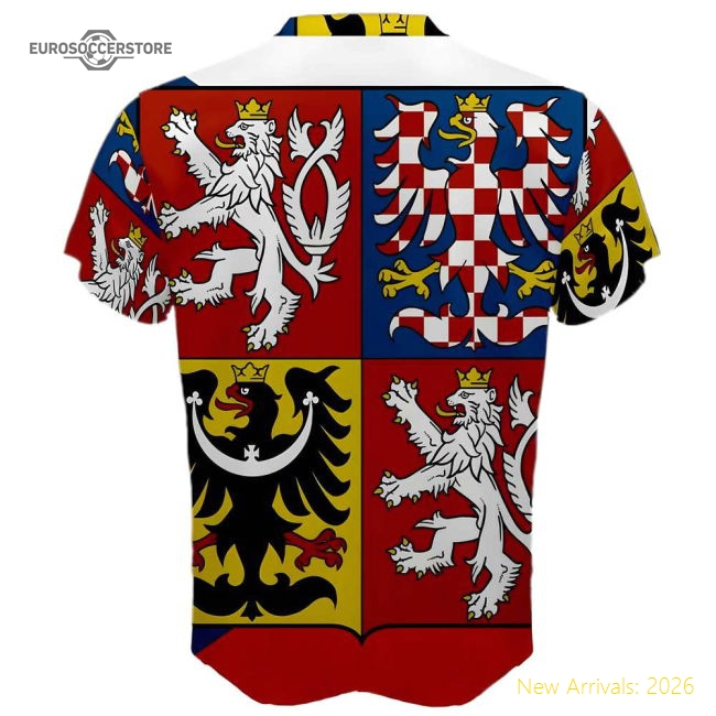 Czech Republic Coat of Arms Sublimated Sports Jersey-Vantage Point Soccer
