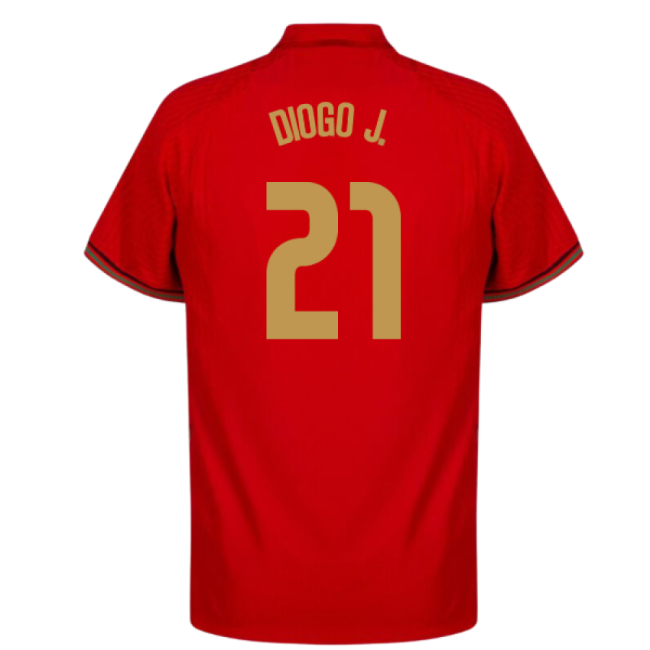 2020-2021 Portugal Home Shirt (DIOGO J. 21)-Vantage Point Soccer