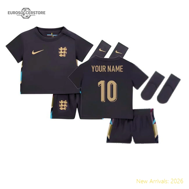 2024-2025 England Away Baby Kit (Your Name)-ly44