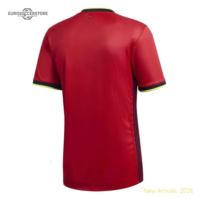 2020-2021 Belgium Home Adidas Football Shirt-Vantage Point Soccer