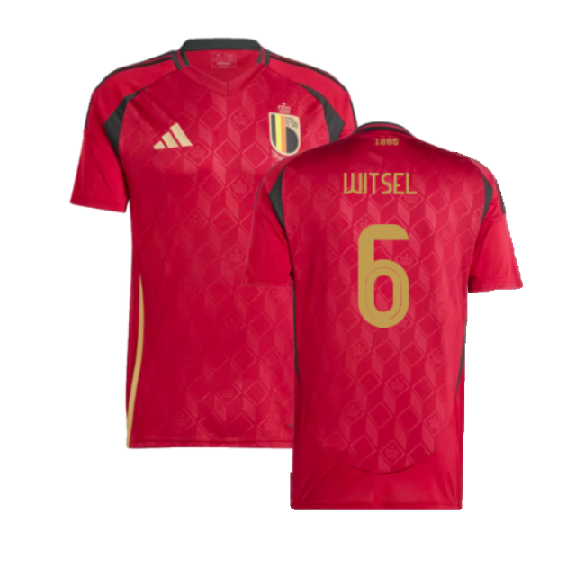 2024-2025 Belgium Home Shirt (Witsel 6)-Vantage Point Soccer