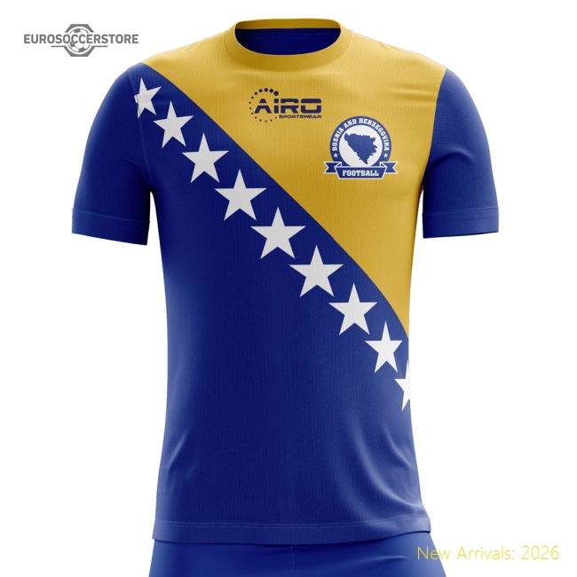 2025-2026 Bosnia Herzegovina Home Concept Football Shirt - Womens-Vantage Point Soccer