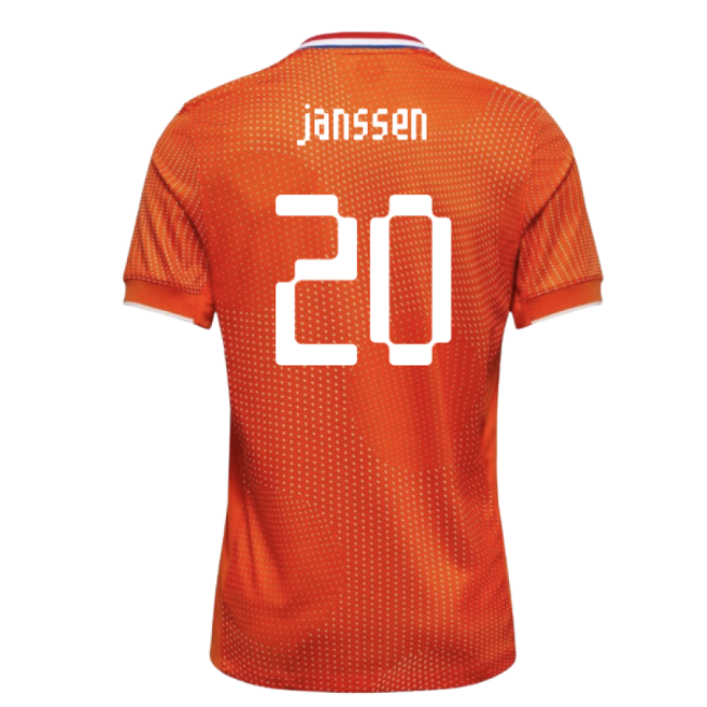 2025-2026 Netherlands Womens Team Shirt (Kids) (Janssen 20)-Vantage Point Soccer