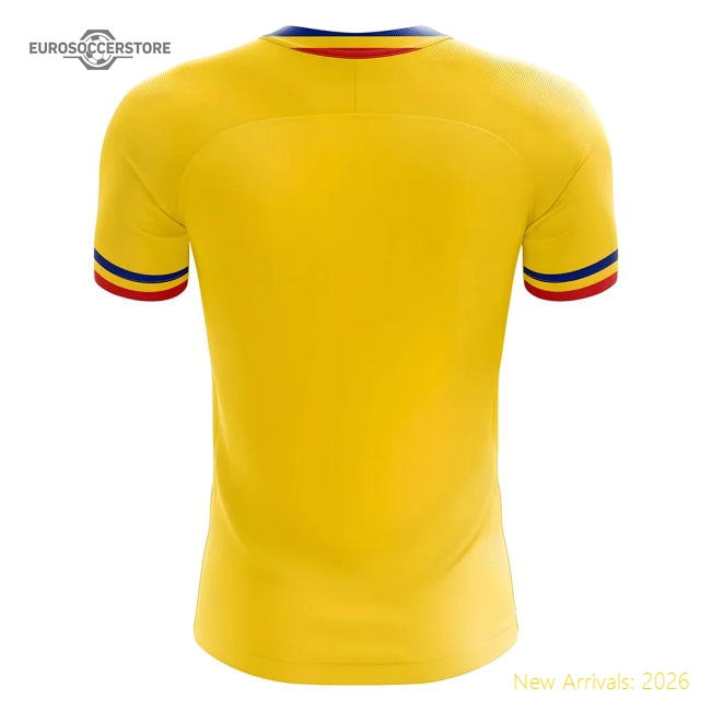 2025-2026 Romania Home Concept Football Shirt (Chivu 5)-Vantage Point Soccer