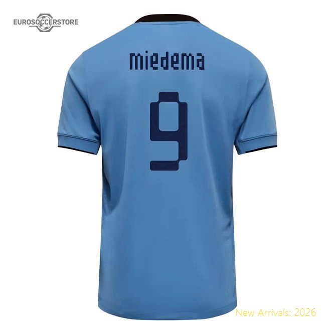 2025-2026 Netherlands Womens Team Away Shirt (Kids) (Miedema 9)-Vantage Point Soccer
