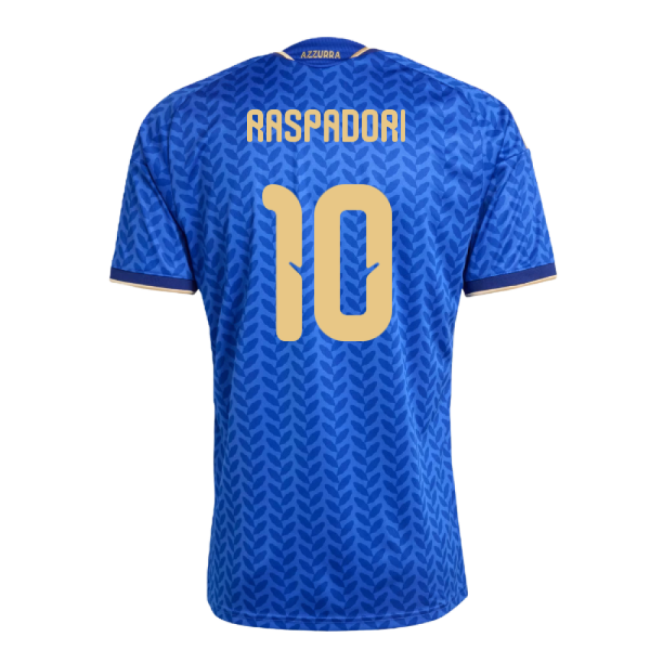 2026-2027 Italy Home Shirt (Raspadori 10)-Vantage Point Soccer
