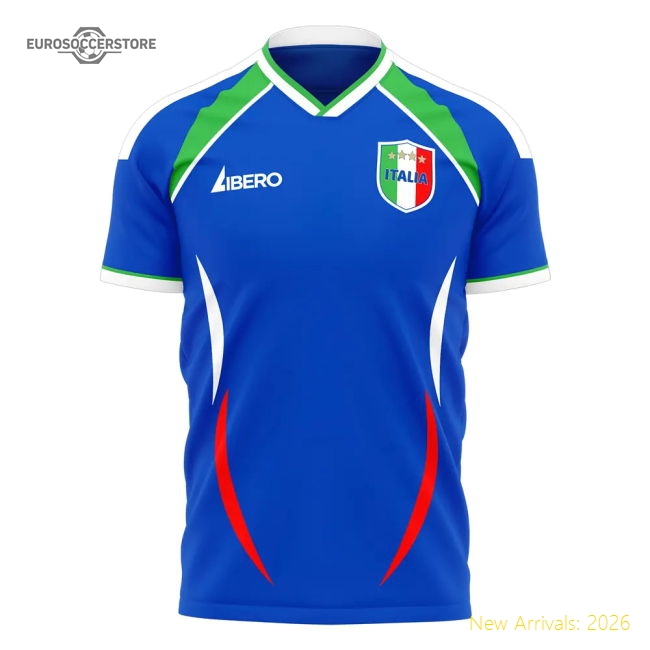Italy 2006 Style Home Concept Shirt (Libero)-Vantage Point Soccer