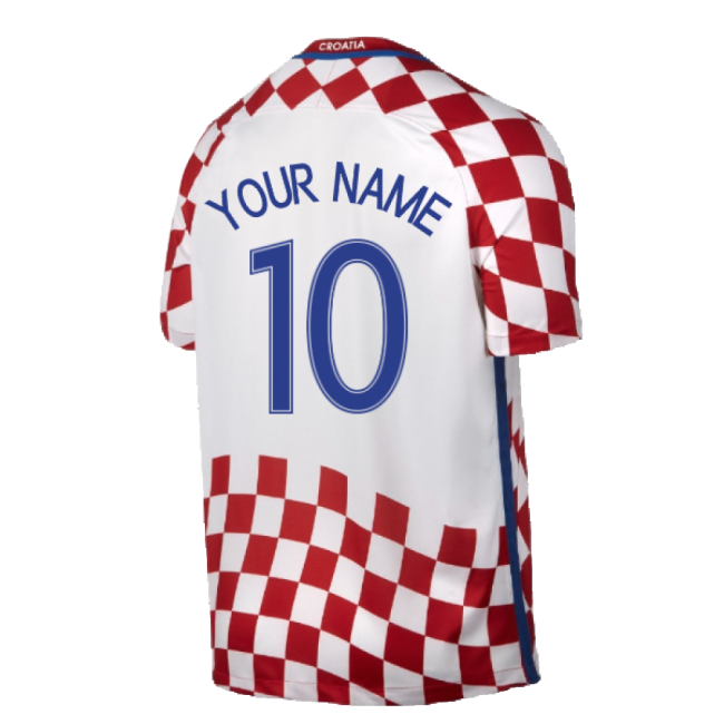 Croatia 2016-17 Home Shirt ((Very Good) XXL) (Your Name)-Vantage Point Soccer