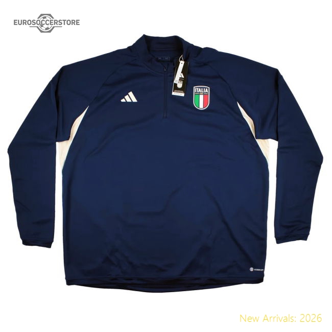 2023-2024 Italy Tiro Taining Top (Dark Blue)-Vantage Point Soccer