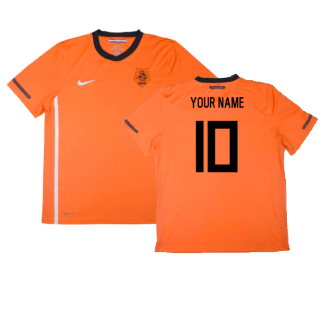 Holland 2010-11 Home Shirt ((Excellent) S) (Your Name)-Football Jersey Hub